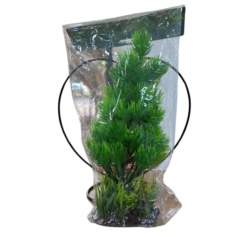 Akvarium üçün dekorativ ağac 7, yaşıl