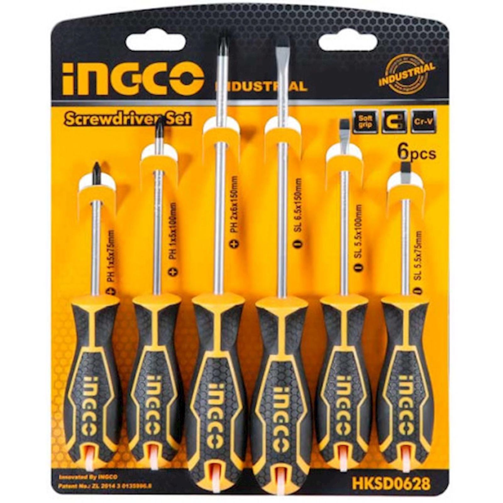 Vintaçan dəsti Ingco HKSD0628 6 əd