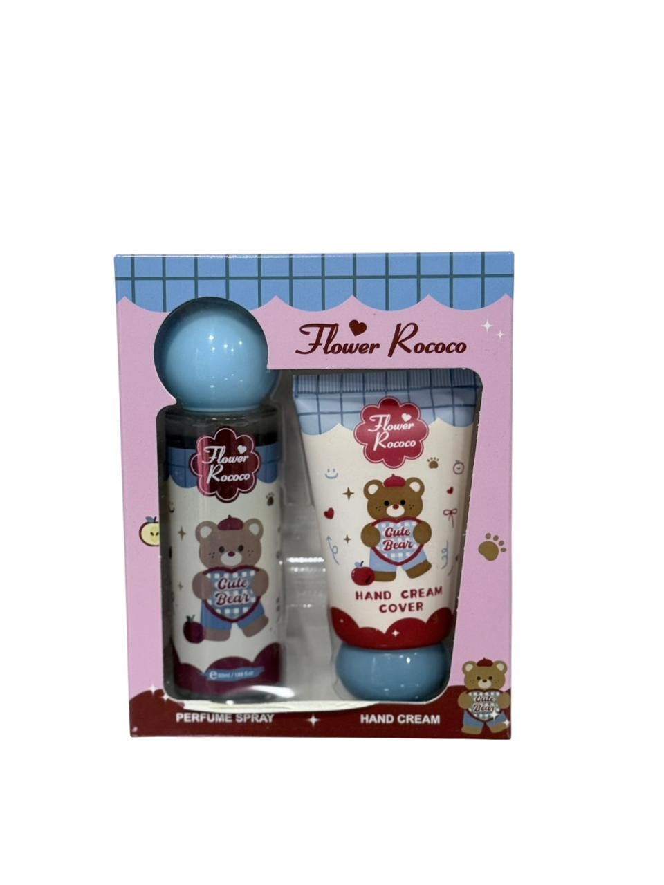Uşaqlar üçü ətir suyu Flower Rococo Cute Bear (ətir spreyi + əl kremi)