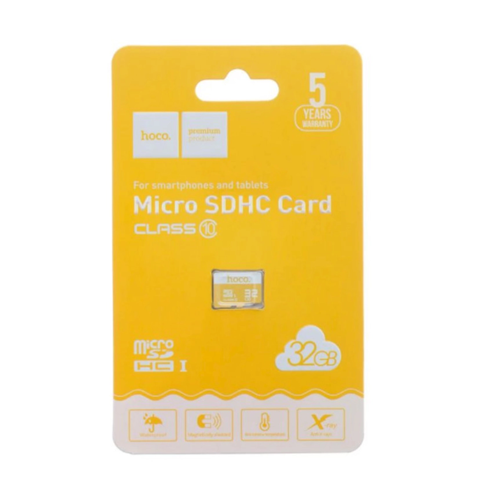 Yaddaş kartı Hoco 32GB MicroSDHC 10 Class Yellow