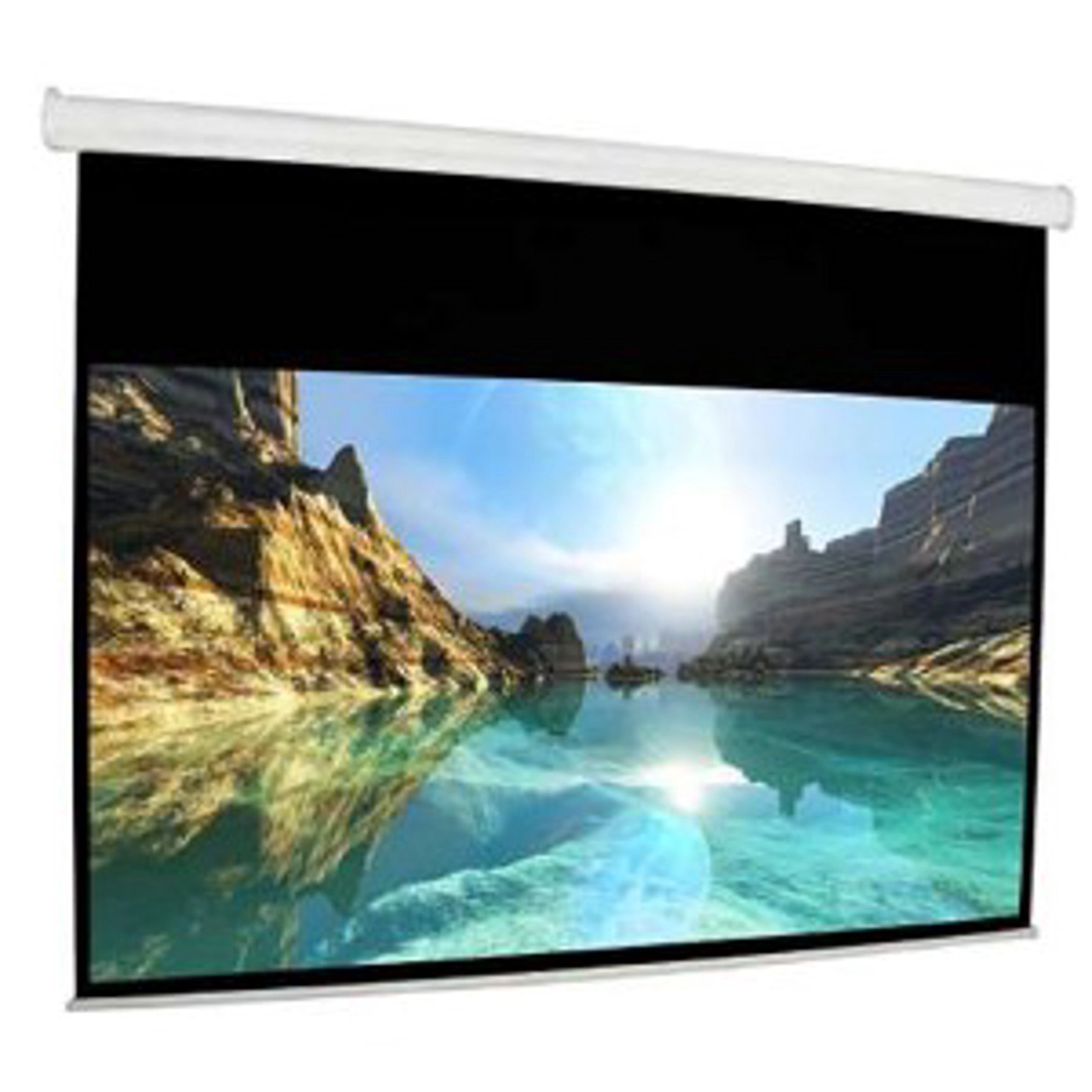 Proyeksiya ekranı CYBER M120D Manual Screen (96 x70 )240x180sm, White Matt 3D (M120D)