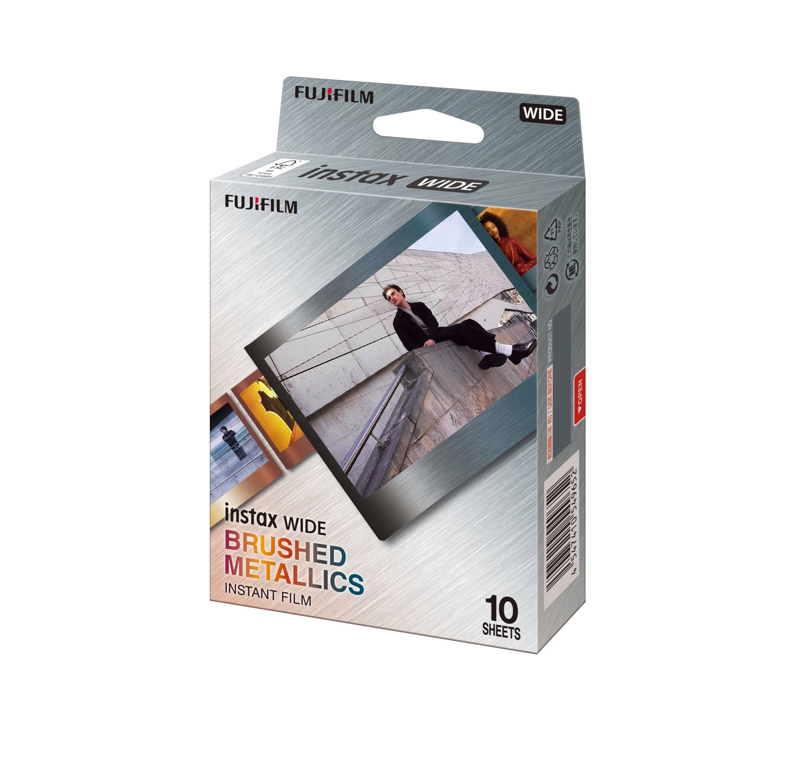 Ani çap kartricləri Instax Wide Brushed Metallics