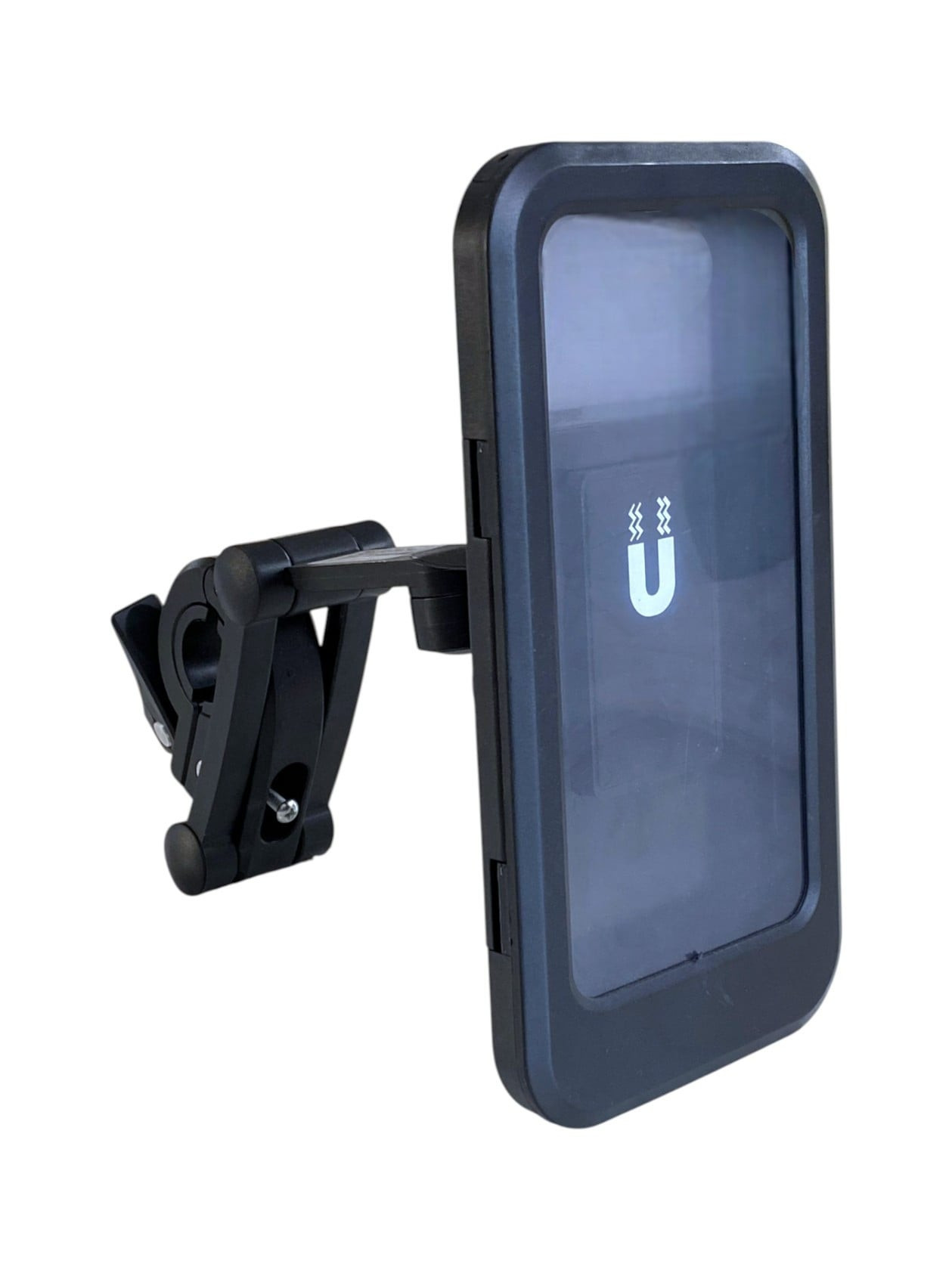 Motosikl üçün telefon tutacağı M3, vibrasiyaya davamlı, metal, qara