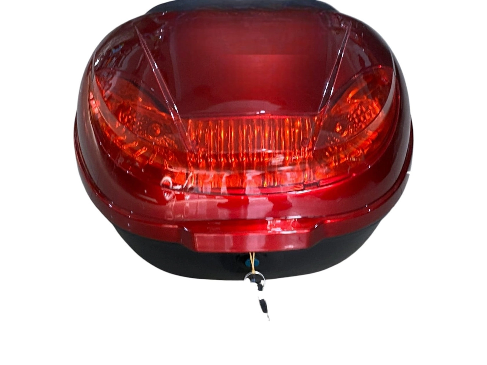 Motosikl üçün baqaj MTR_000520 plastik, qıfıllı, qırmızı