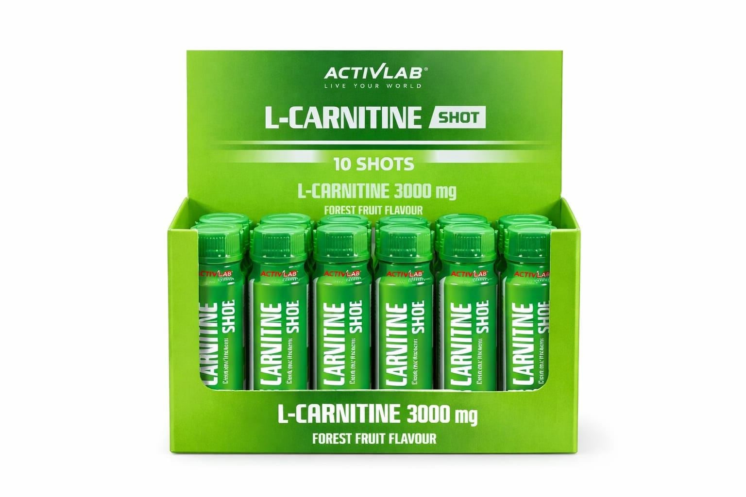 Yağ əridici Activlab L-Carnitine Shot 3000 mq 12 flakon