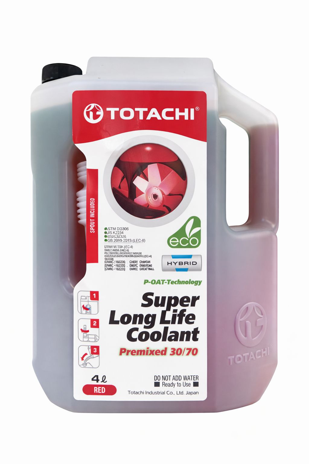 Antifriz TOTACHI, qırmızı, 4 l.