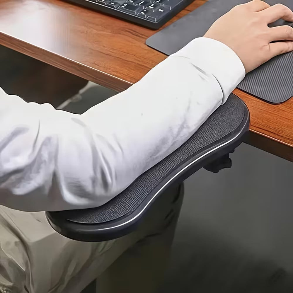 Portativ qurğular üçün altlıq-tutacaq Ergonomik Qol Dəstəyi və Bilək Dayaqı, tənzimlənən sintetik rezin, kompüter masası üçün, 1 ədəd - miks1945