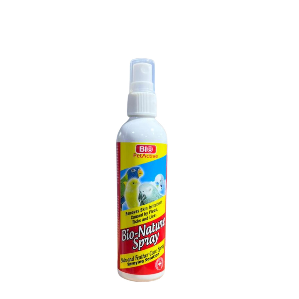 Quşlar üçün dəri və tük baxımı spreyi Bio PetActive Bio Nature, 115 q