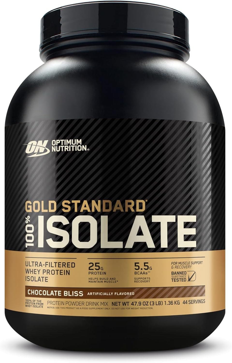 Protein Nutrition Gold Standard 100% Isolate, Chocolate Bliss, 1.3 kg