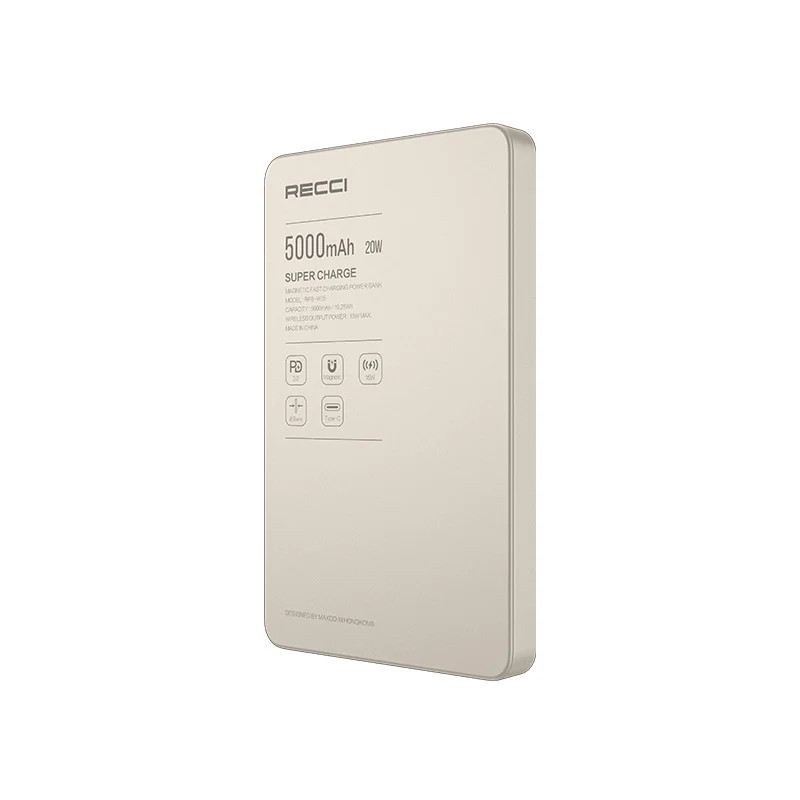 Xarici akkumulyator RECCİ MagSafe PowerBank 5000mAh RPB-W35