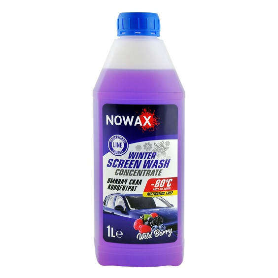 Şüşətəmizləyici üçün maye Nowax Winter Screen Wash Wildberry