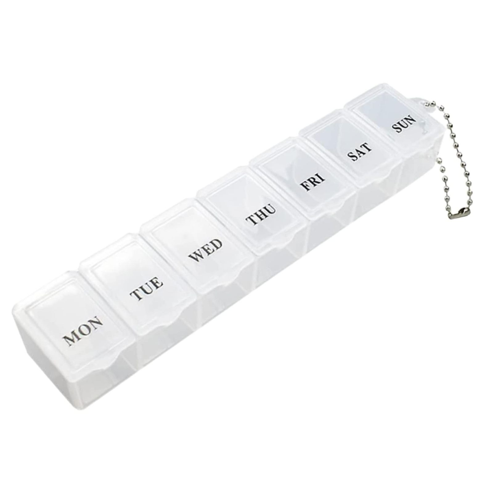 Dərman qabı 5465, plastik, ağ
