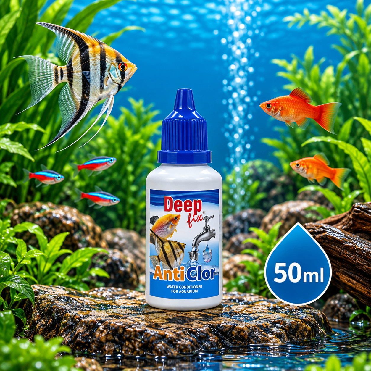 Akvarium üçün maye Deep AntiClor 50 ml