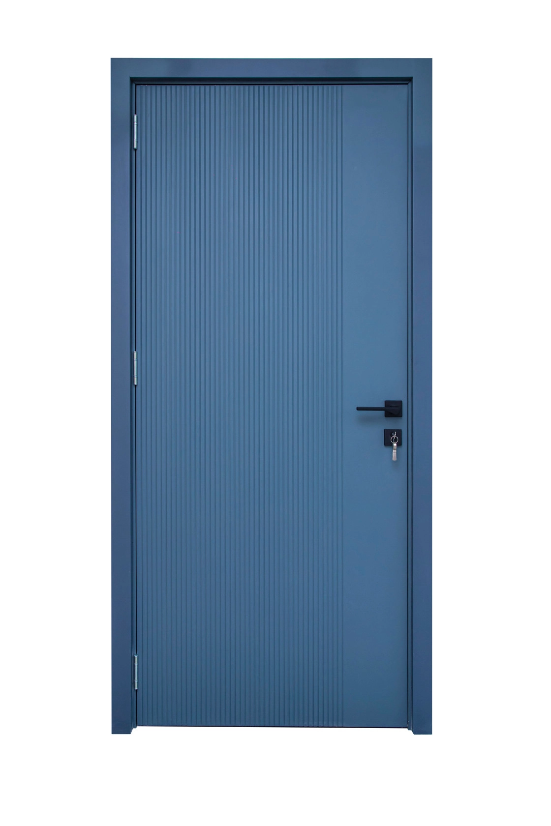 Otaqlararası qapı Vertical, WPC, 205x80x4 sm, göy