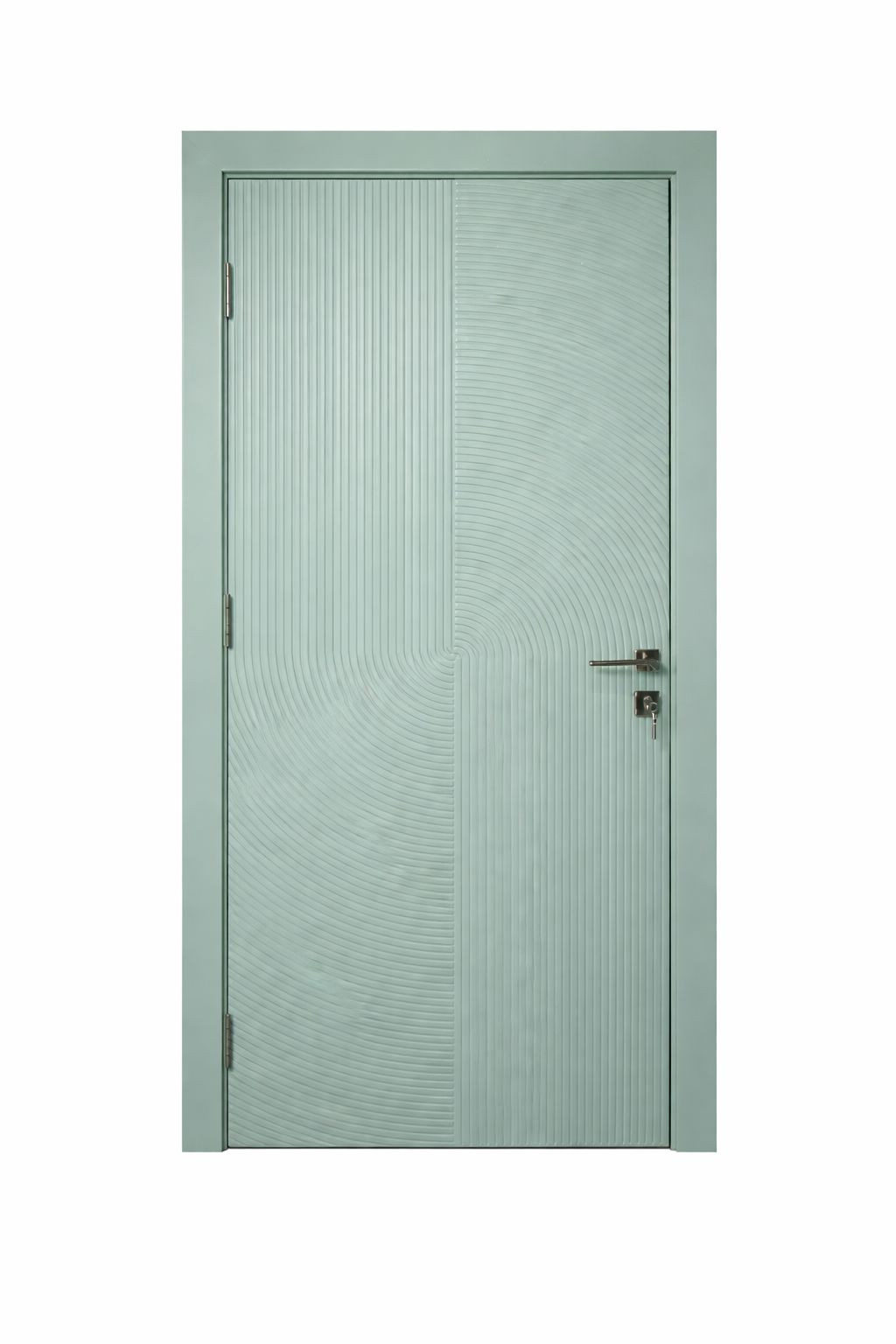 Otaqlararası qapı Curve, WPC, 205x70x4 sm, yaşıl