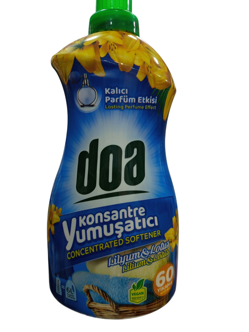 Paltarlar üçün yumşaldıcı-kondisioner Doa 1500 ml, 60 yuma