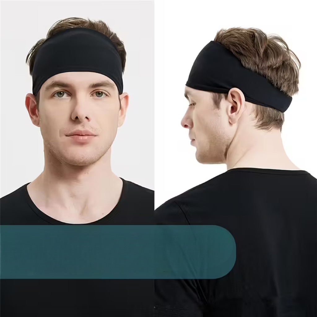 Fitnes üçün baş sarğısı HB5891 qara
