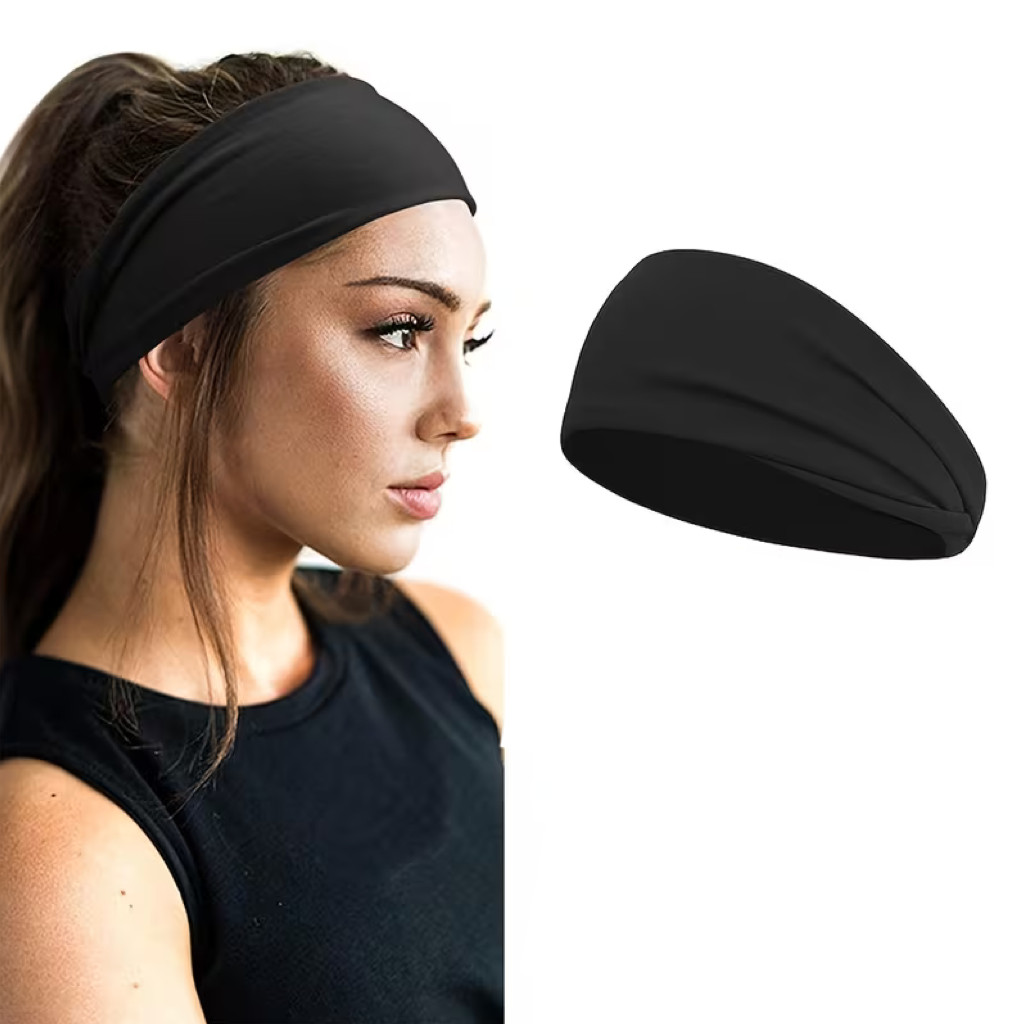 Fitnes üçün baş sarğısı 5489 qara