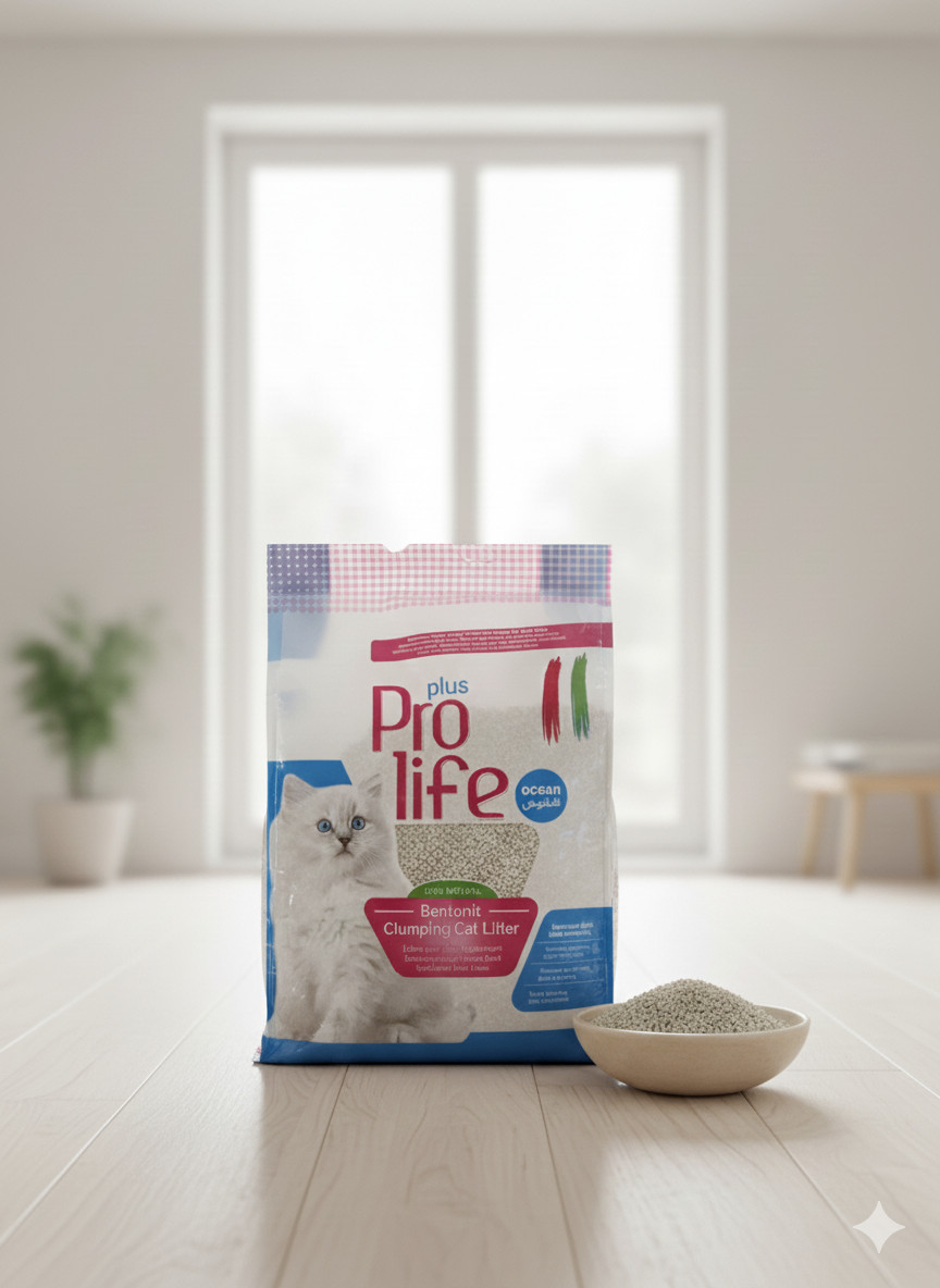 Pişik qumu ProLife Plus Dəniz ətirli, 5 l