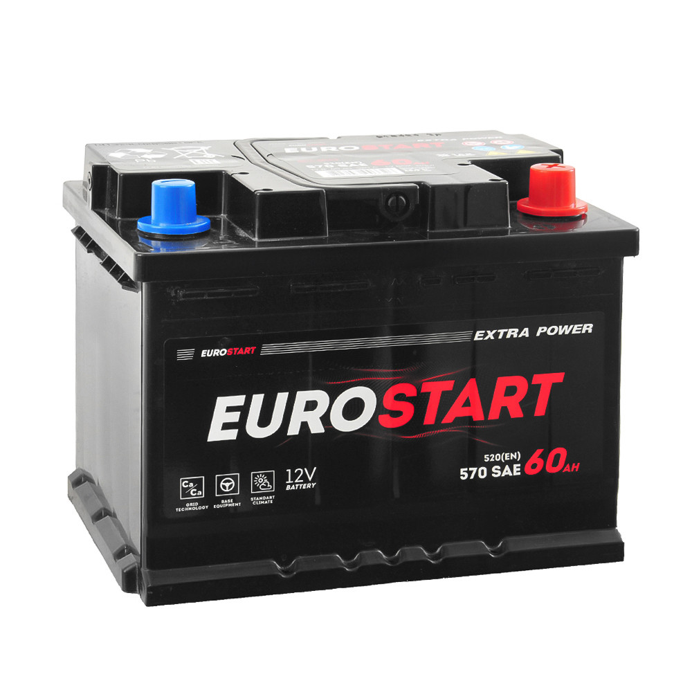 Avtomobil akkumulyatoru Eurostart 60Ah.