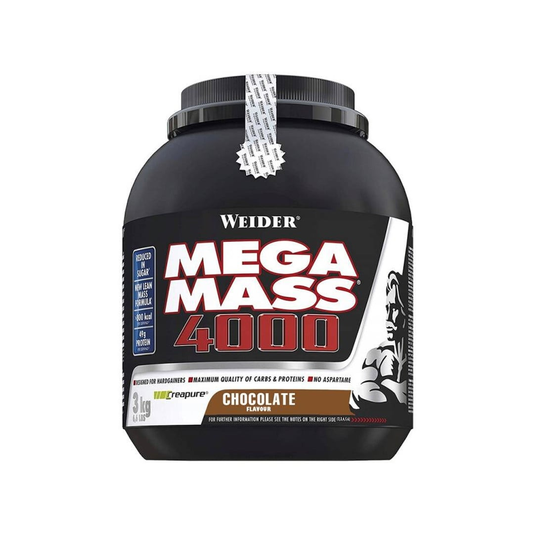 Protein WEIDER Super Mega Mass 4000 Ağ şokolad-pralin, 3 kq