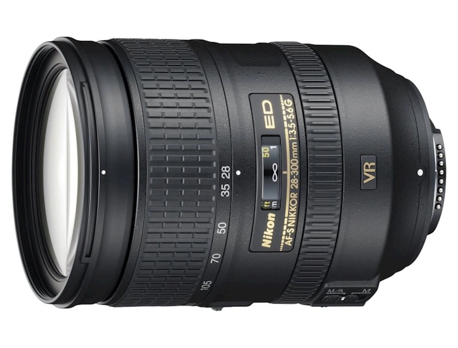 Obyektiv Nikon AF-S Nikkor 28-300 mm 1:3.5-5.6G ED VR, Qara