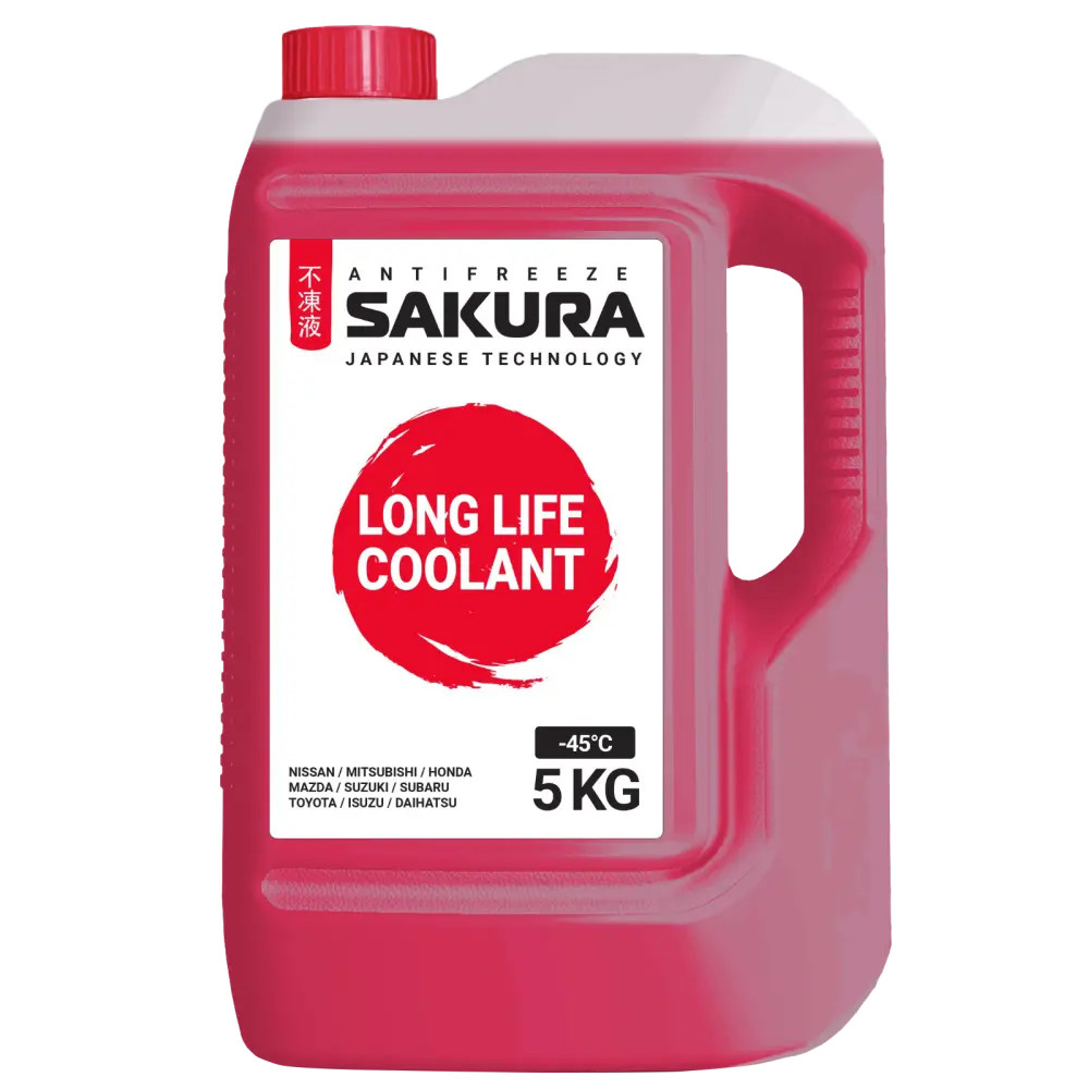 Antifriz Sakura Red -45, 5 l