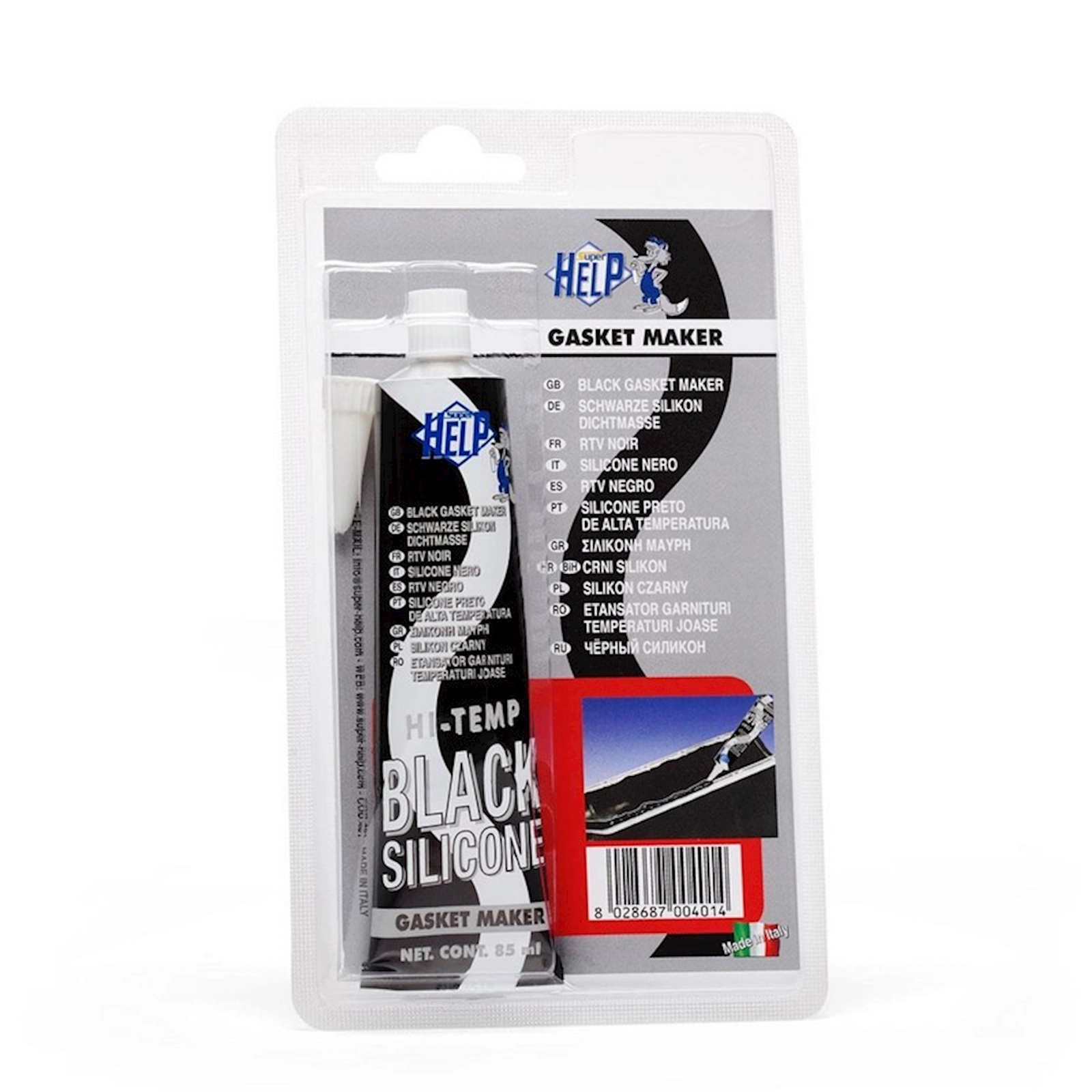 Kipləyici Super Help Gasket Maker Black, 85 ml