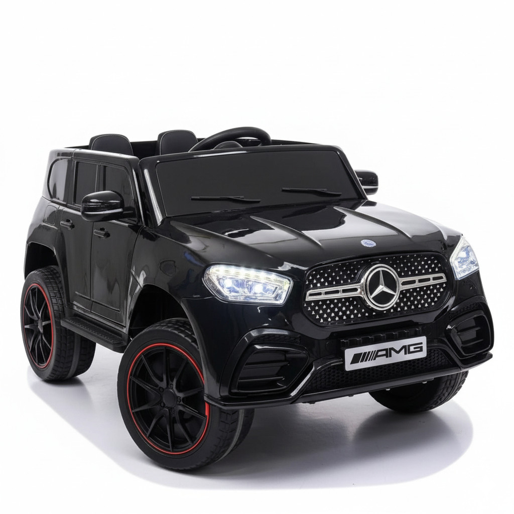 Uşaq Elektrik Avtomobili Mercedes-Benz LC450 NS17, 2 oturacaqlı, 4X4, qara