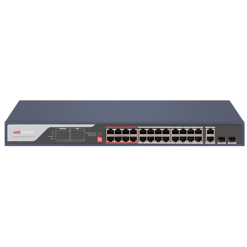 Kommutator Hikvision DS-3E0326P-EC 24p
