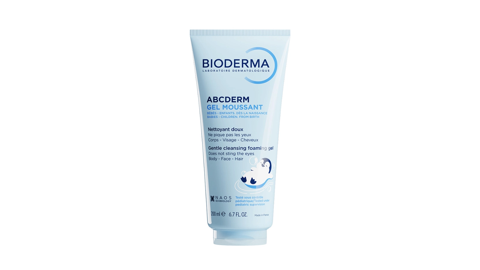 Gel çimmək üçün Bioderma ABCDerm Gel Moussant, 0 ay+, 200 ml