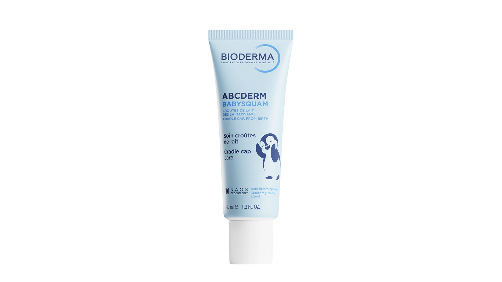 Uşaq kremi Bioderma ABCDerm Babysquam süd qabığını çıxarmaq üçün 40 ml