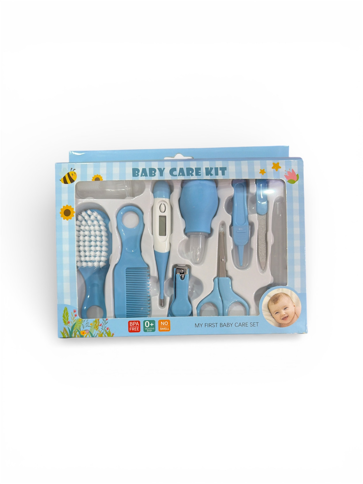 Körpə baxımı dəsti Baby Care Kit, mavi, 10 əd