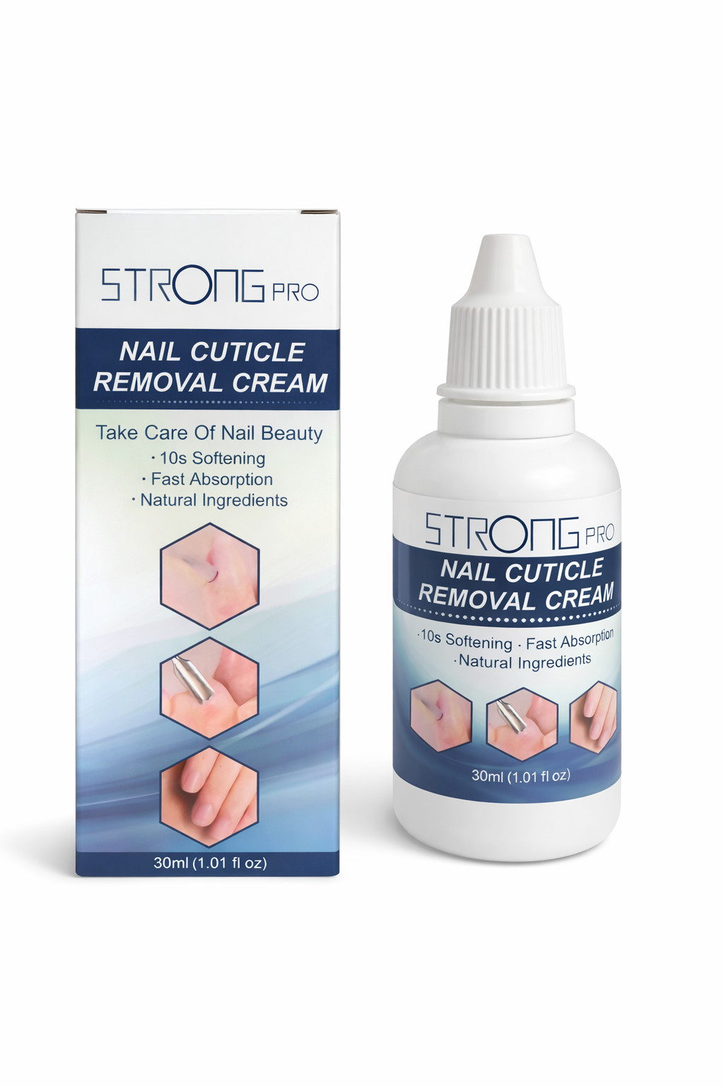 Kutikululun çıxarılması üçün krem Strong Pro 30 ml