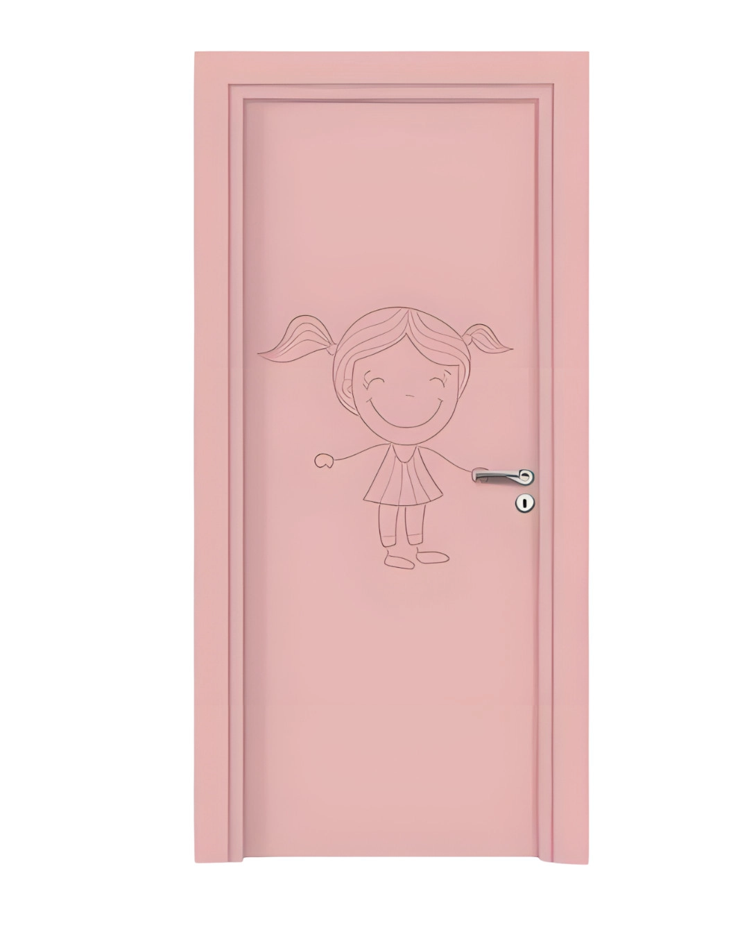 Otaqlararası qapı 43096808 Kids, 210x90 sm, çəhrayı