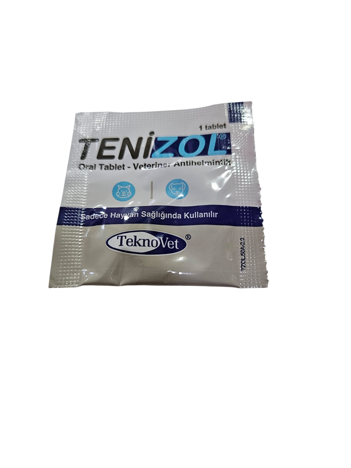 İtlər və pişiklər üçün qurd dərmanı Tenizol, 1 həb