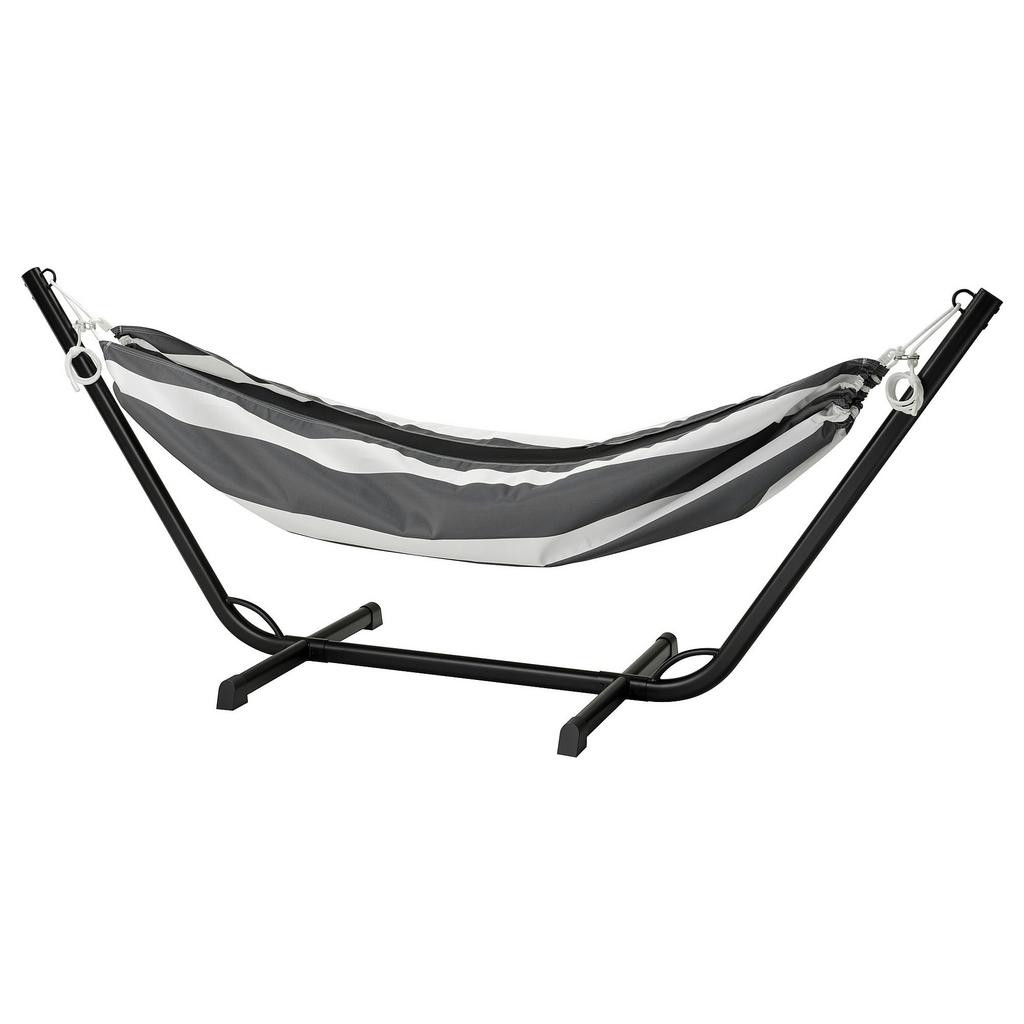 Qamak IKEA BOCKON/HAMNON, qara/aq-antrasit, 308x100x123 sm, 120 kq-a qədər - 594.957.73