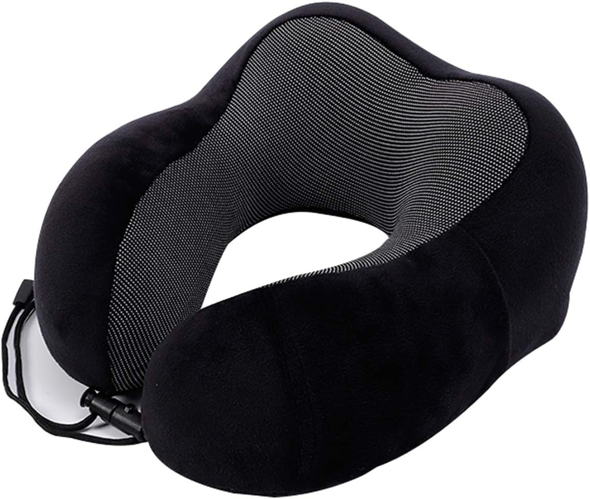 Boyun üçün yastıq Qara, memory foam, poliuretan doldurucu, örtülü - Gstore 24