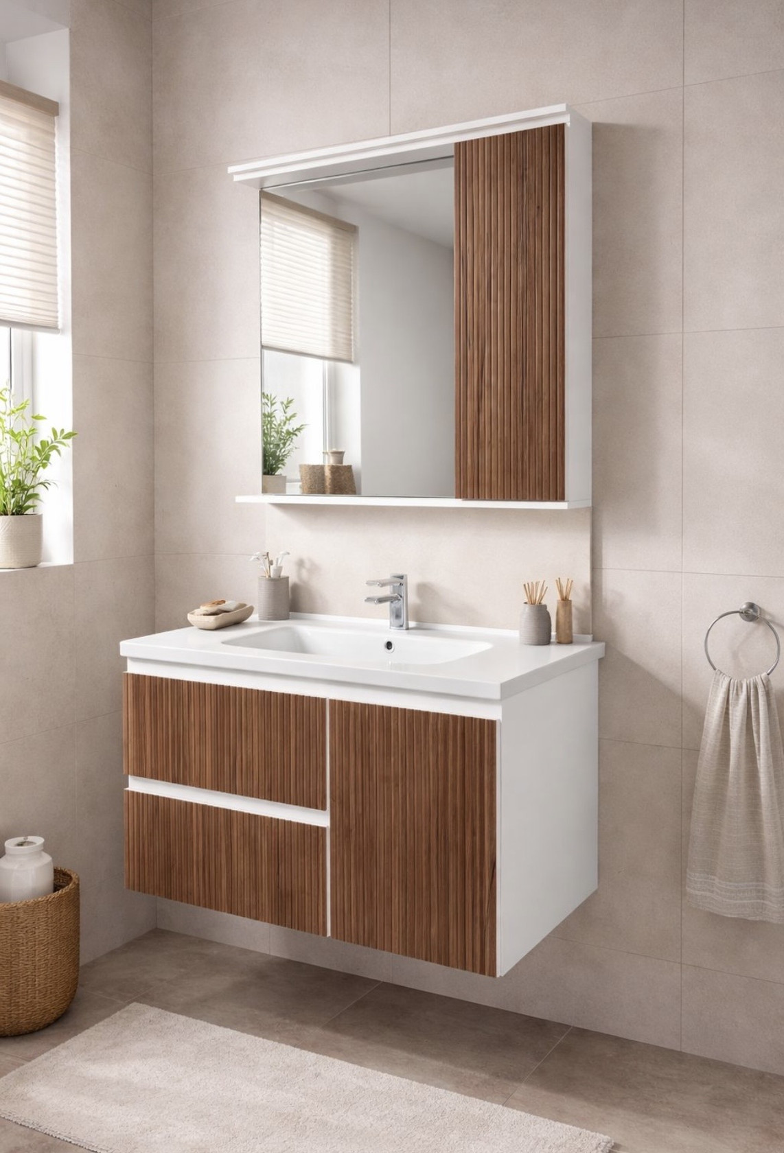 Hamam otağı üçün mebel dəsti C00121, 80x48x170 sm