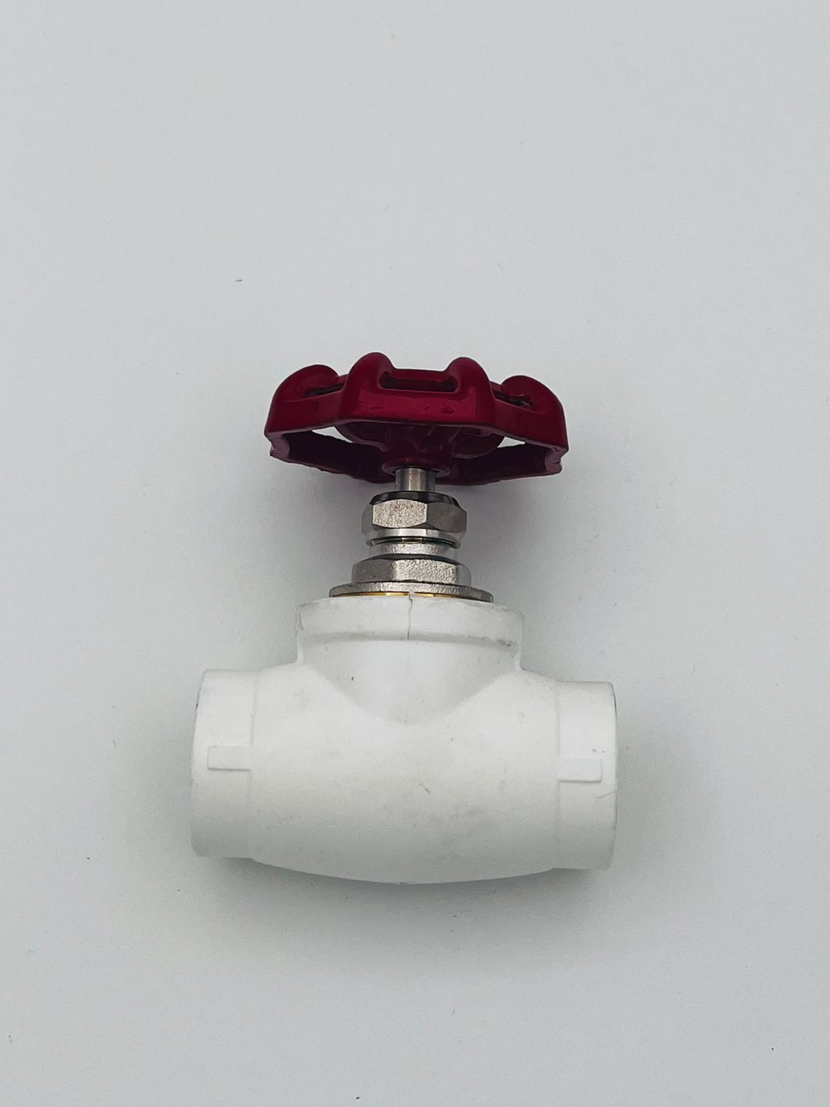 Su ventili No Brand 1622, plastik/metal, ağ/qırmızı, 32 mm