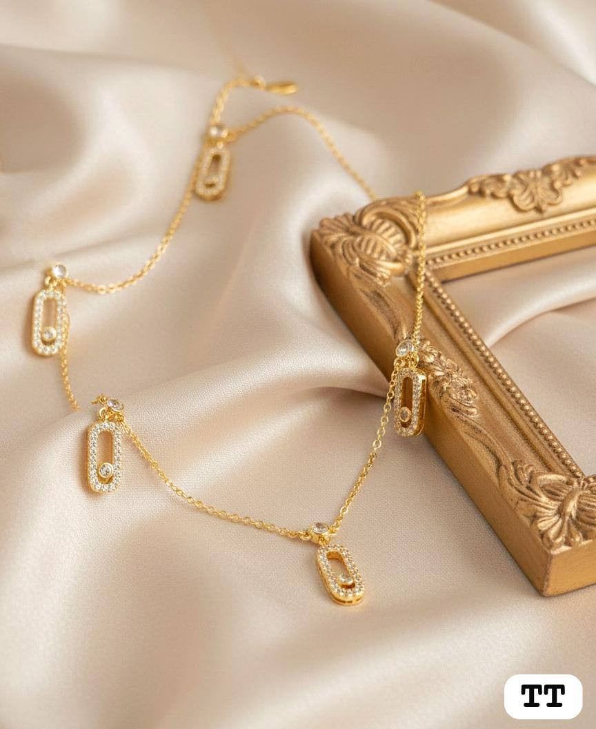 Qadın boyunbağı Luxury Chain GRM-009, polad