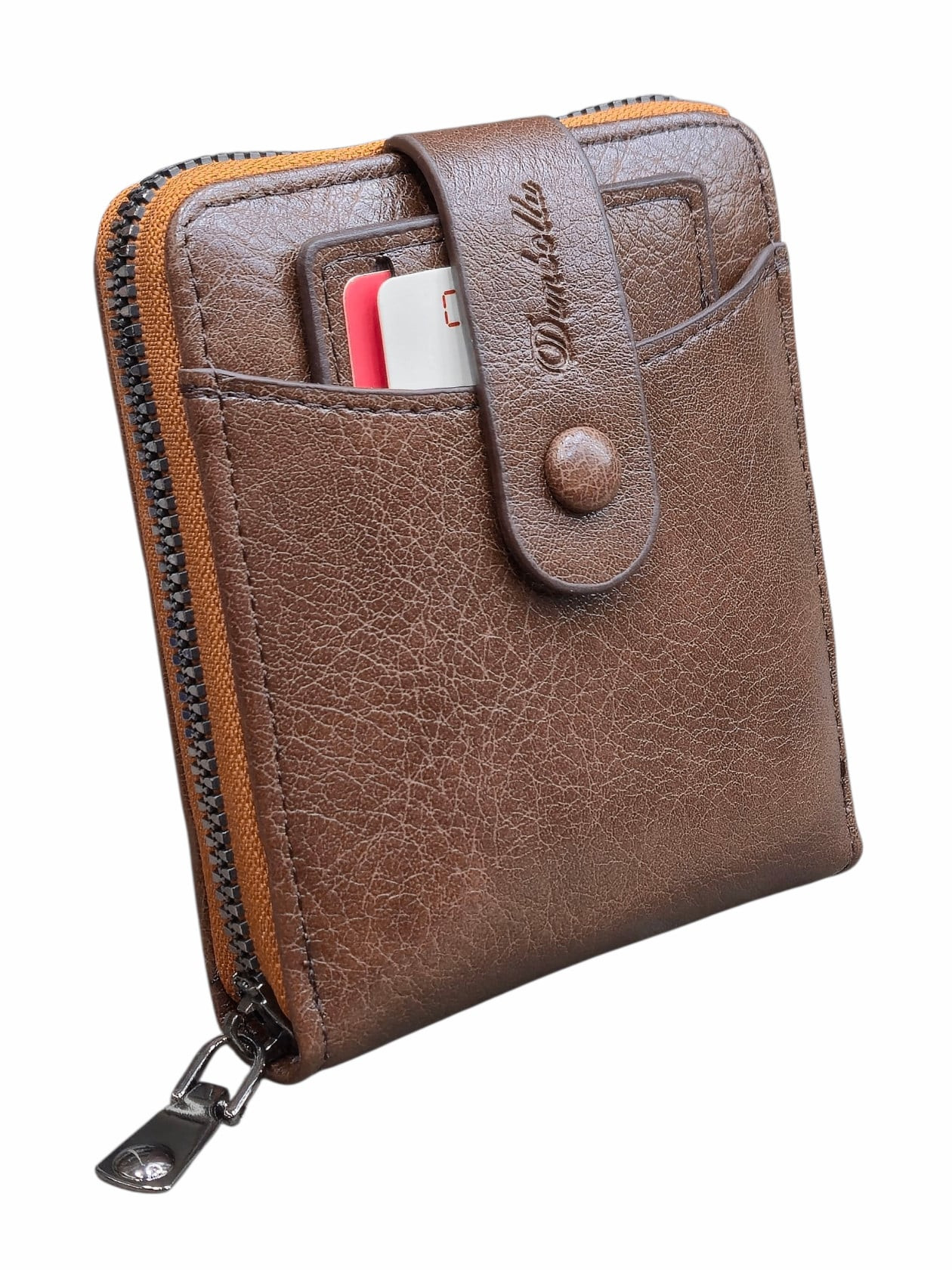 Kişilər üçün pulqabı, poliuretan, qəhvəyi - Dunbollu_750-1_Brown