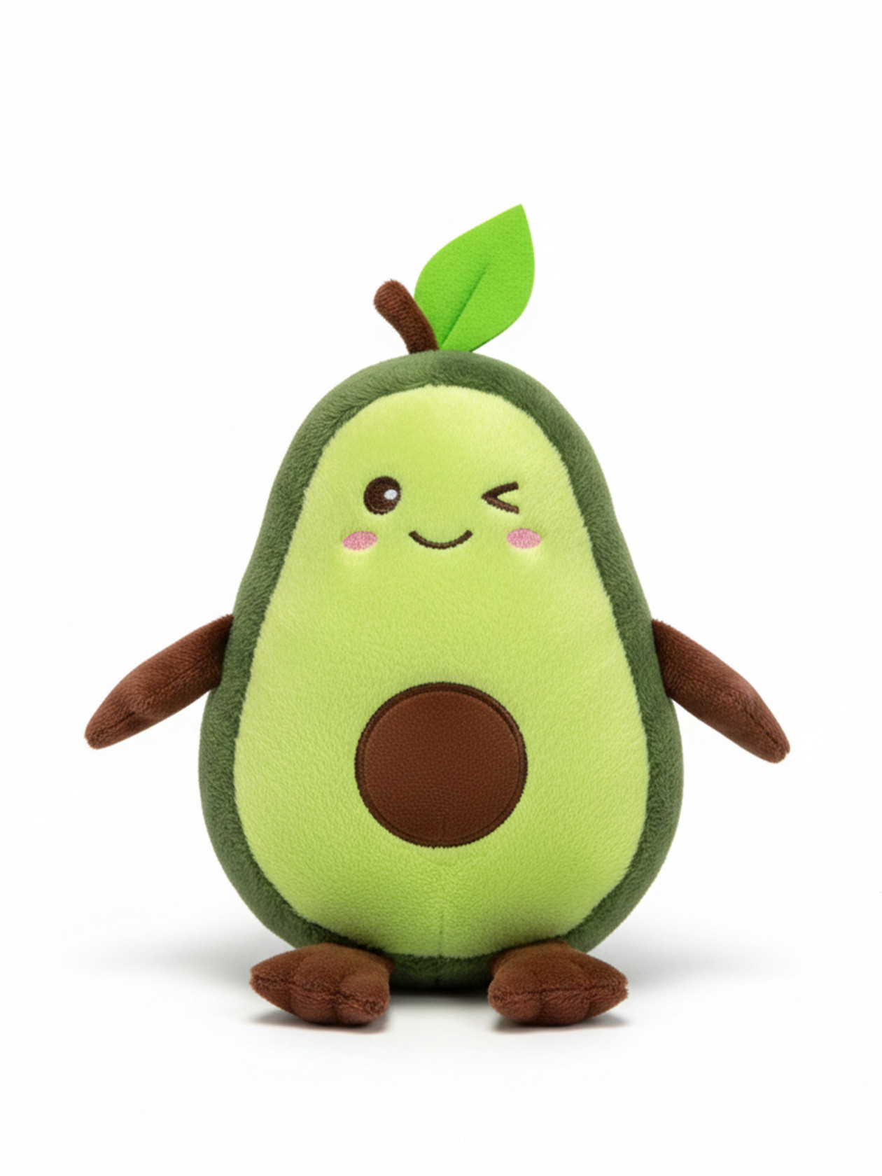 Yumşaq oyuncaq Avokado, məxmər, yaşıl, 20 sm