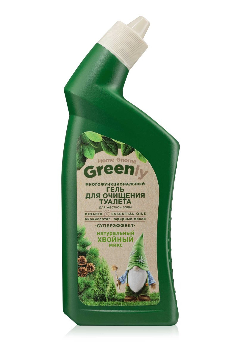 Tualet üçün təmizləyici gel Faberlic Home Gnome Greenly, iynəyarpaqlı miks, 500 ml
