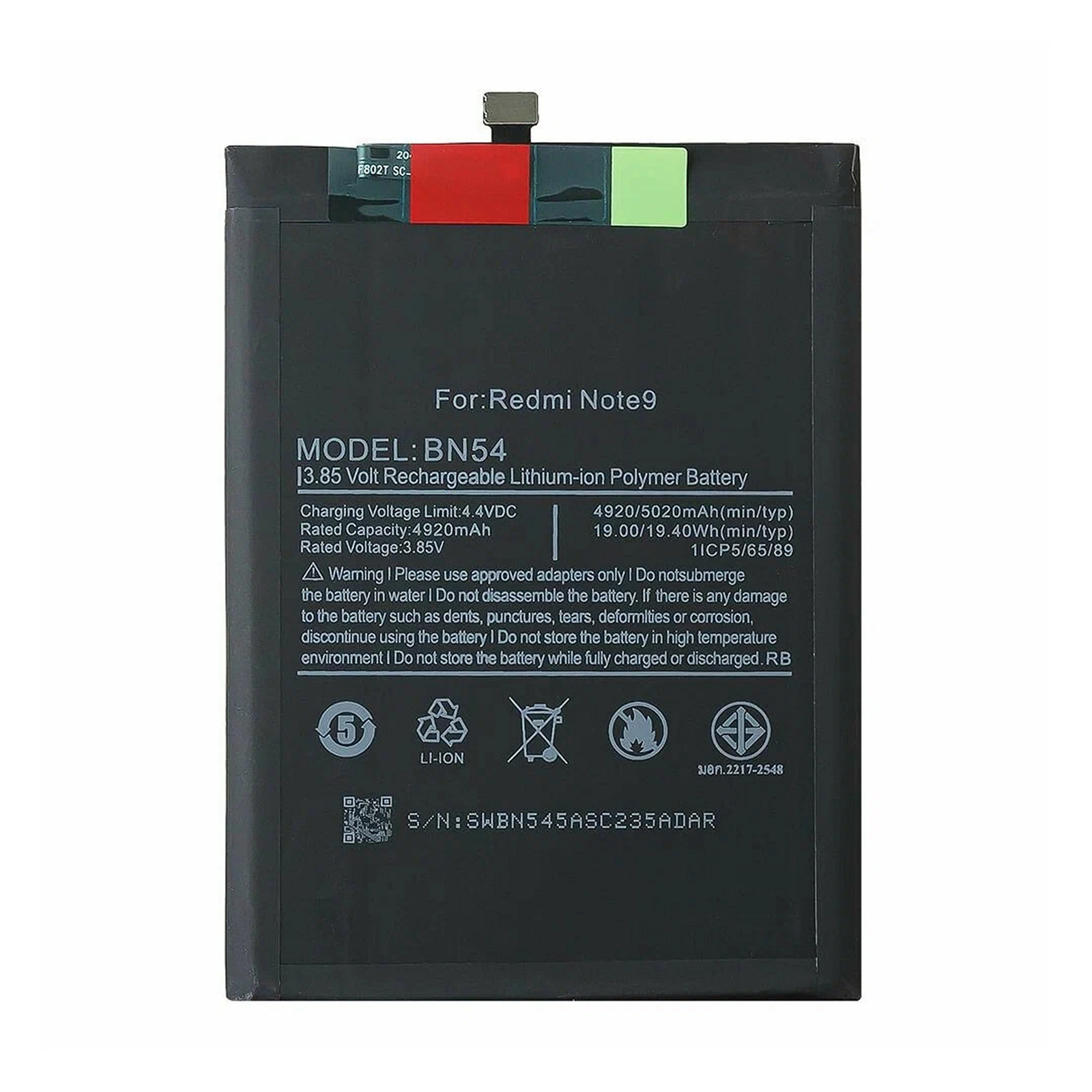 Akkumulyator Yiikoo BN54 Xiaomi Redmi 9/ Redmi Note 9 üçün