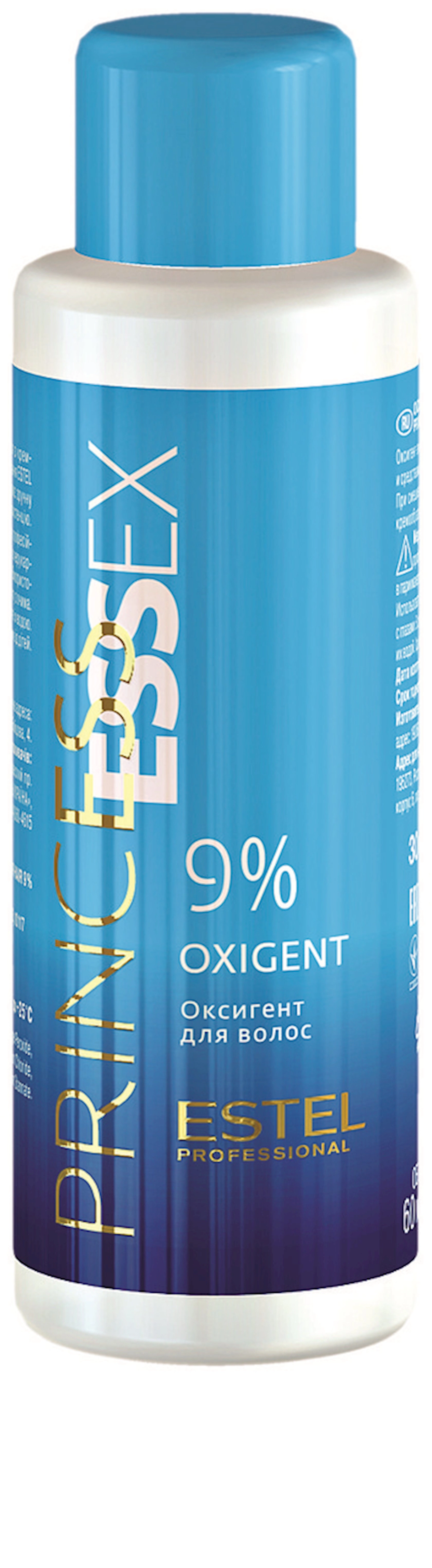 Saçlar üçün oksidant Estel Professional Princess Essex 9%, 60 ml