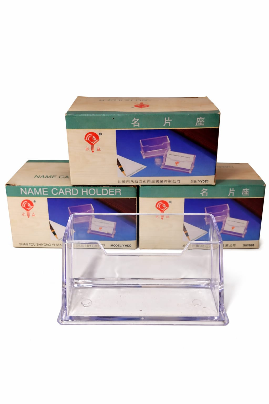 Vizit kart qabı 12097, plastik, şəffaf