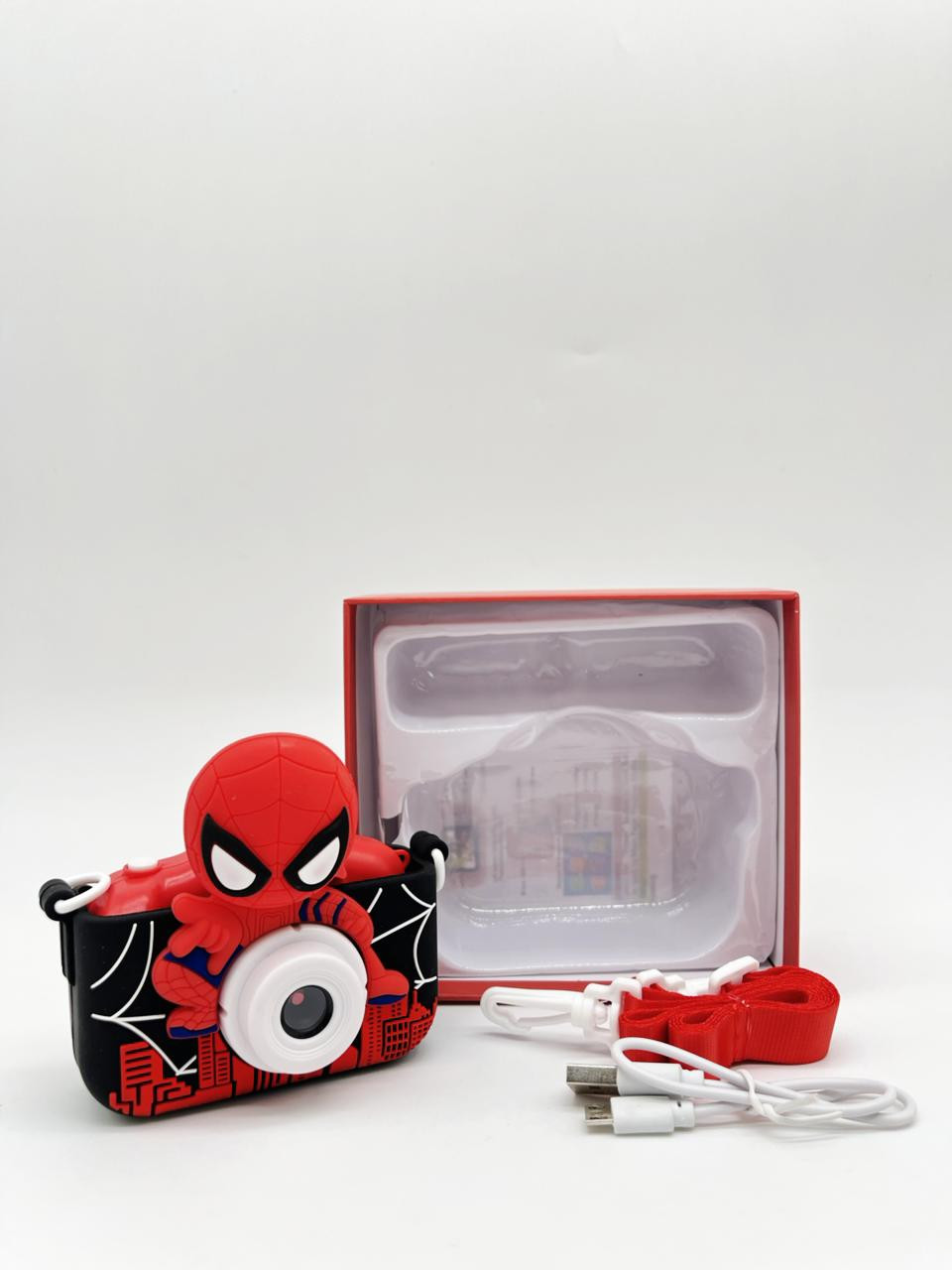 Uşaqlar üçün fotoaparat Kids Camera, qırmızı