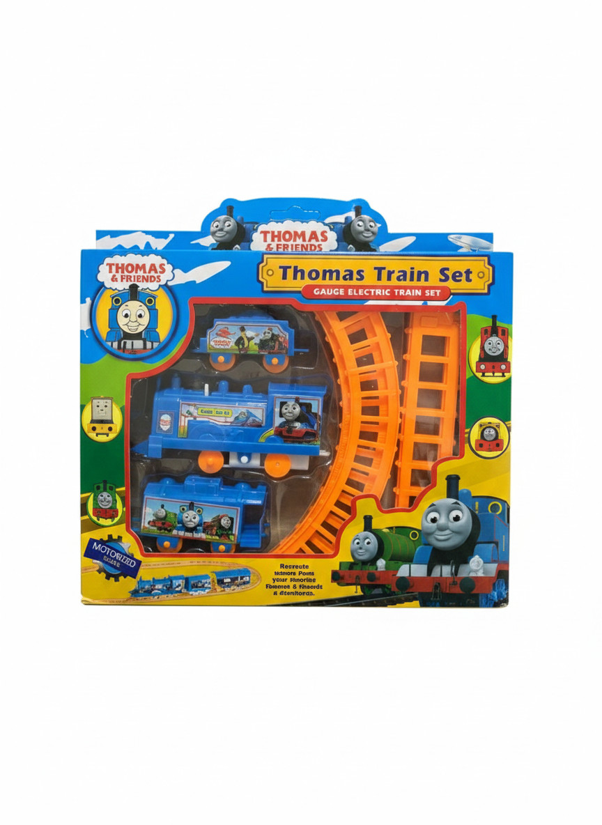 Uşaqlar üçün qatar və relslərlə dəmir yolu Thomas & Friends