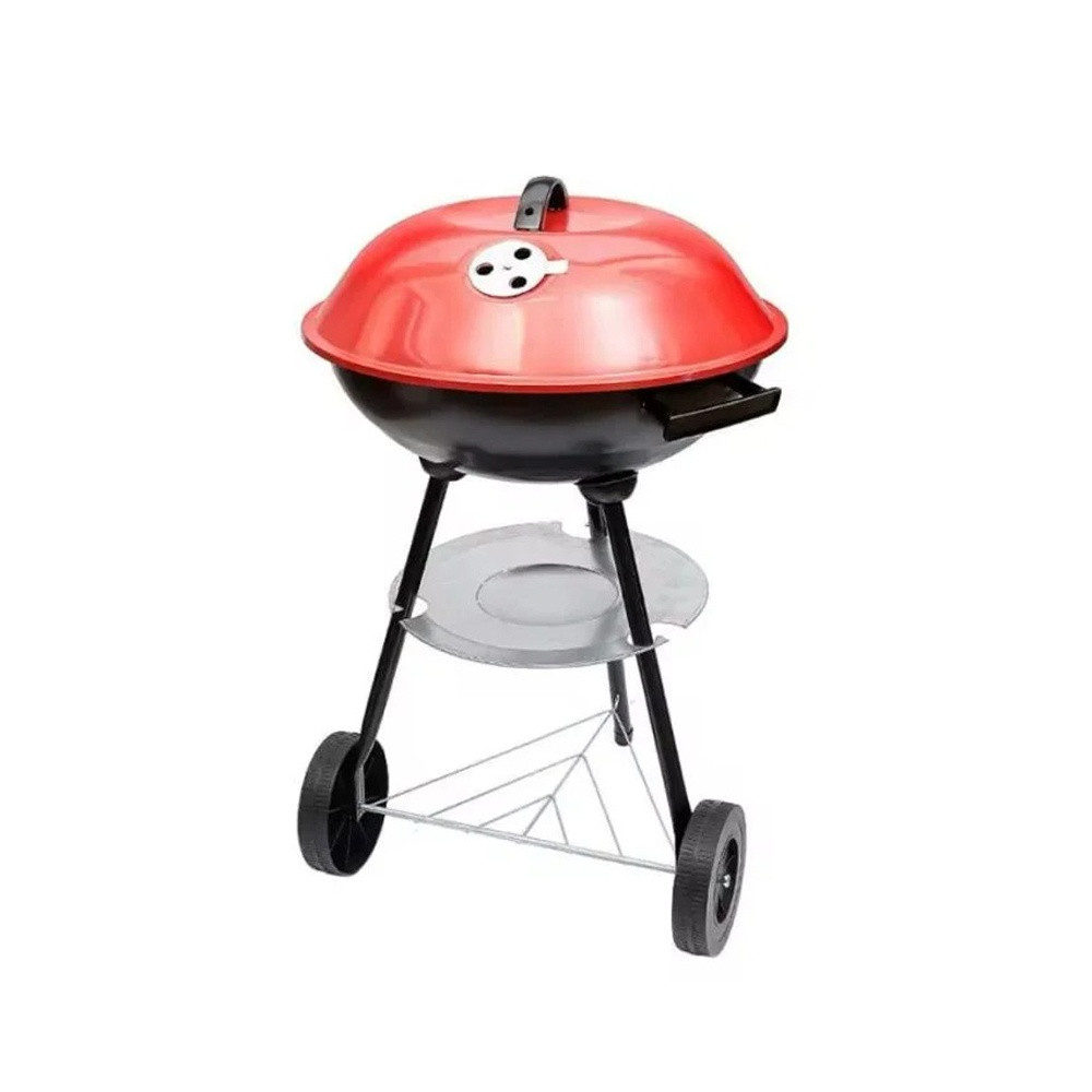 Qril BBQ 2018В, metal, qırmızı, 51x43x88 sm